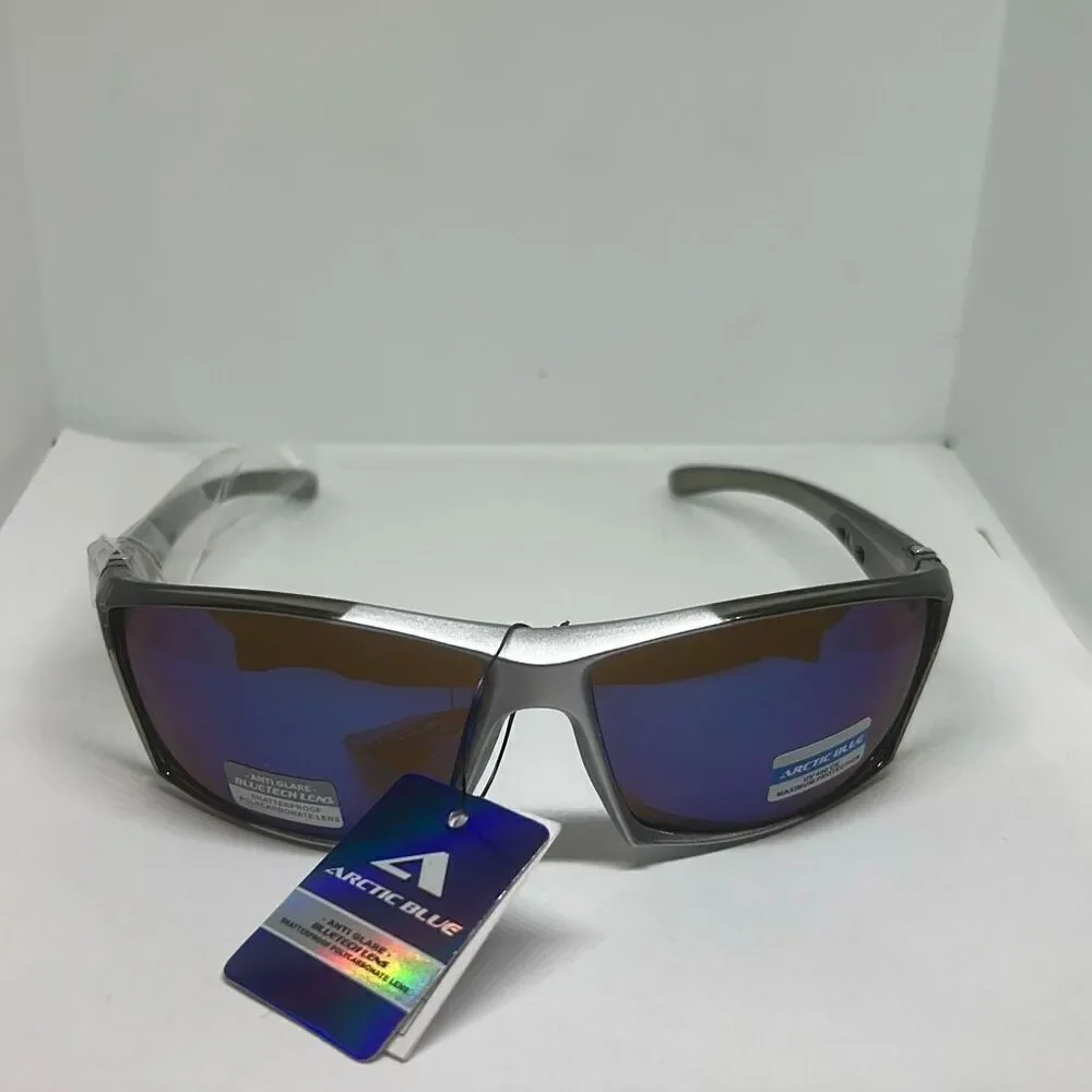 Arctic Blue Mirrored Sunglasses